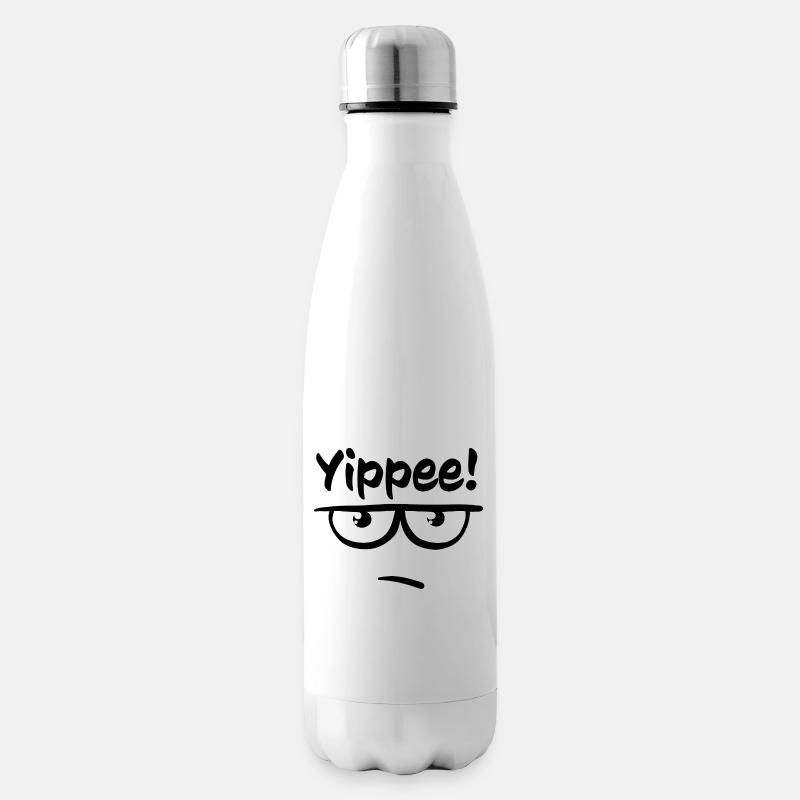 Hurra! - Isolierflasche - Weiß