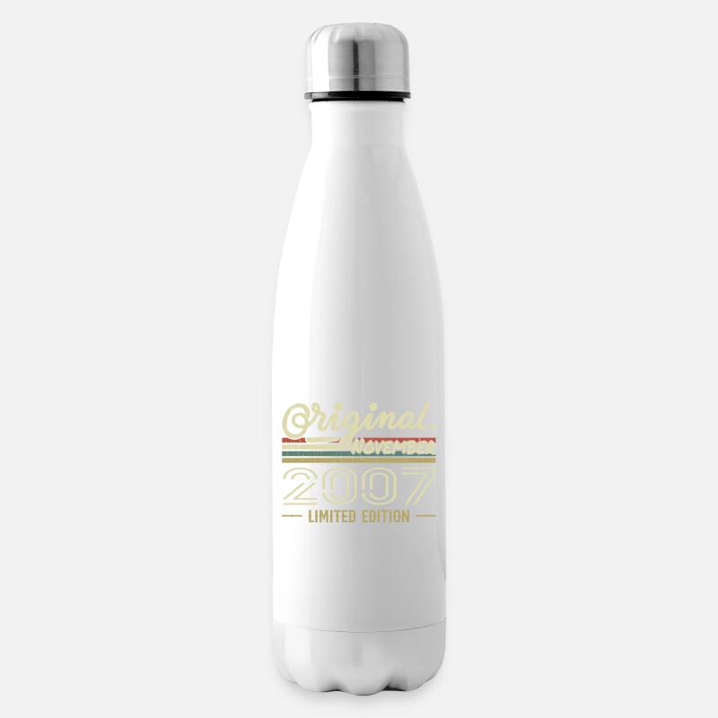 November 2007 - November 2007 Geburtstagsgeschenk - Isolierflasche - Weiß