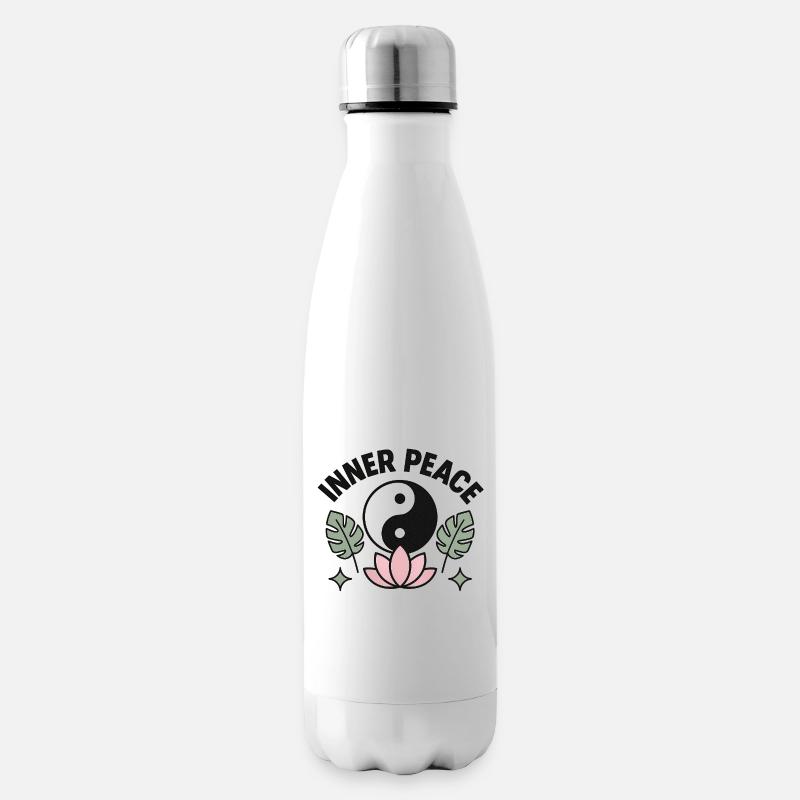 inner peace - Isolierflasche - Weiß