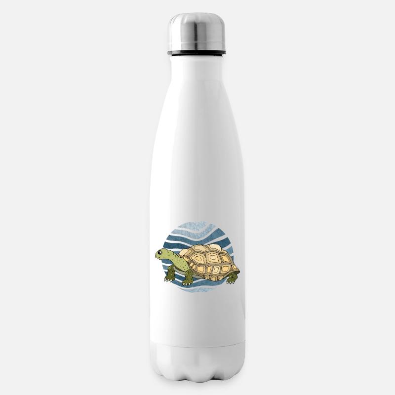 Schildkröte - Isolierflasche - Weiß