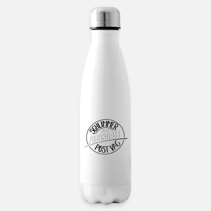 Schlimmer als es aussieht, Post Vac - Isolierflasche - Weiß