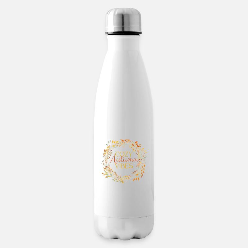 Ambiance chaleureuse d’Atumn - Bouteille isotherme - blanc