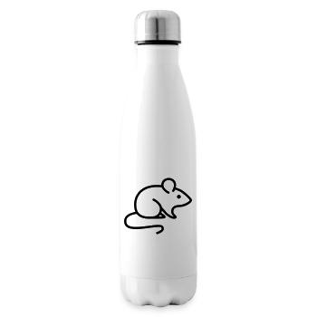Maus - Isolierflasche - Weiß - Rechts