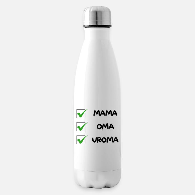 UROMA Checkliste - Isolierflasche - Weiß