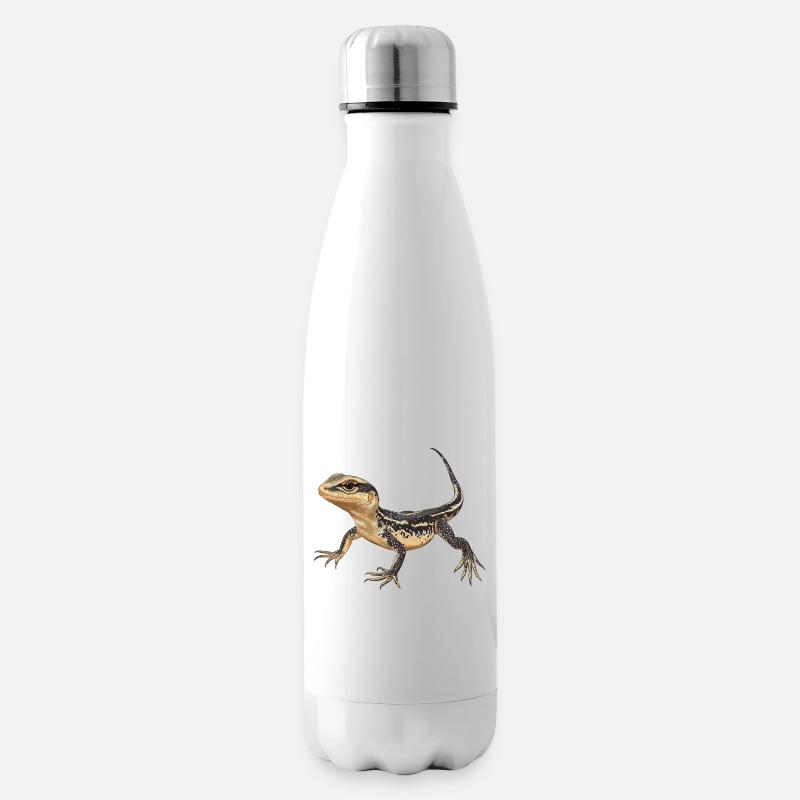 Eidechsen Eidechse - Isolierflasche - Weiß