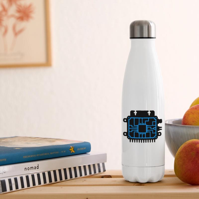 Logo informatique du PCB Microchip Bouteille isotherme