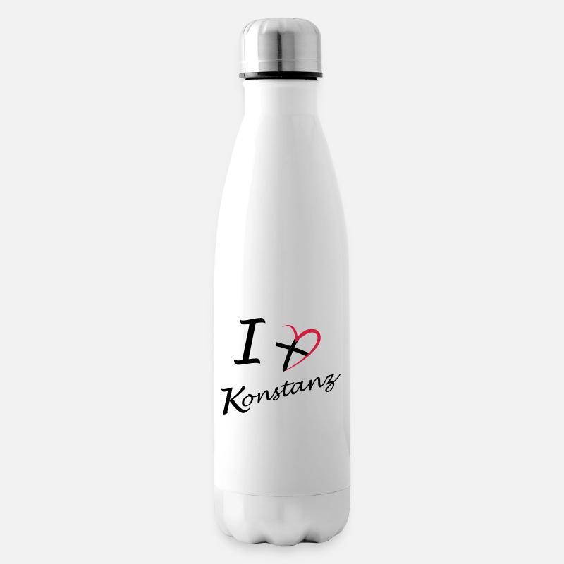 Konstanz Liebe - Isolierflasche - Weiß