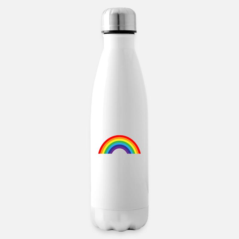 arc-en-ciel - Bouteille isotherme - blanc