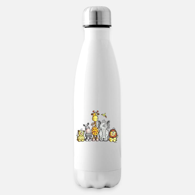 Das Safari Team - Isolierflasche - Weiß