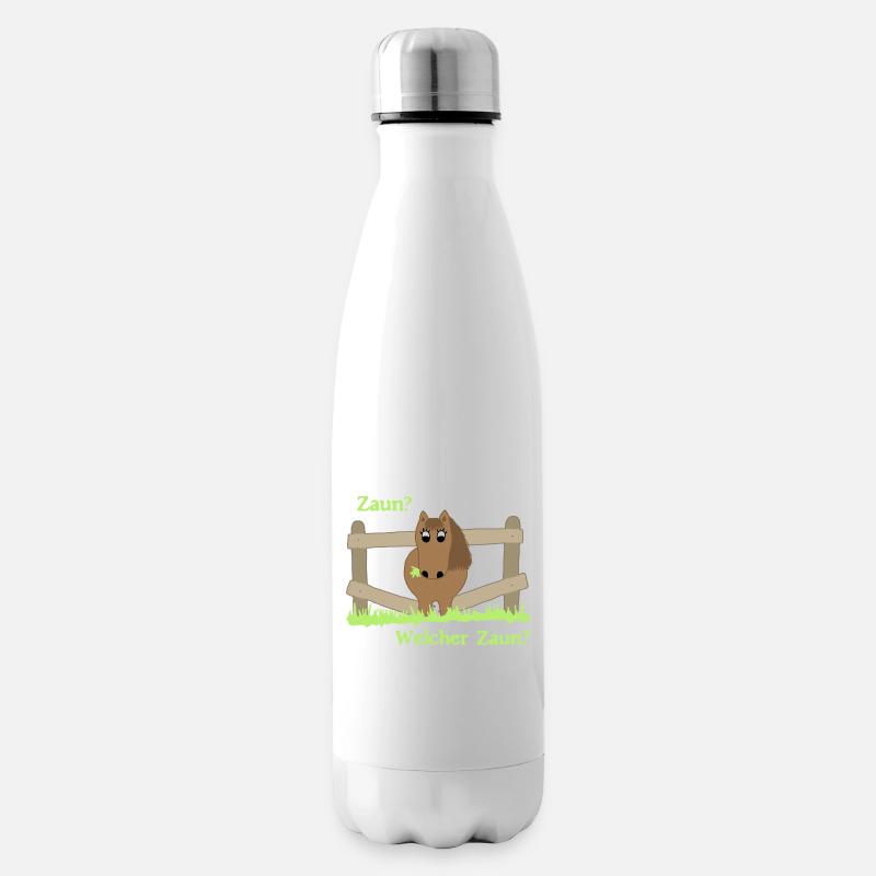 Unschuldiges Pony - Isolierflasche - Weiß