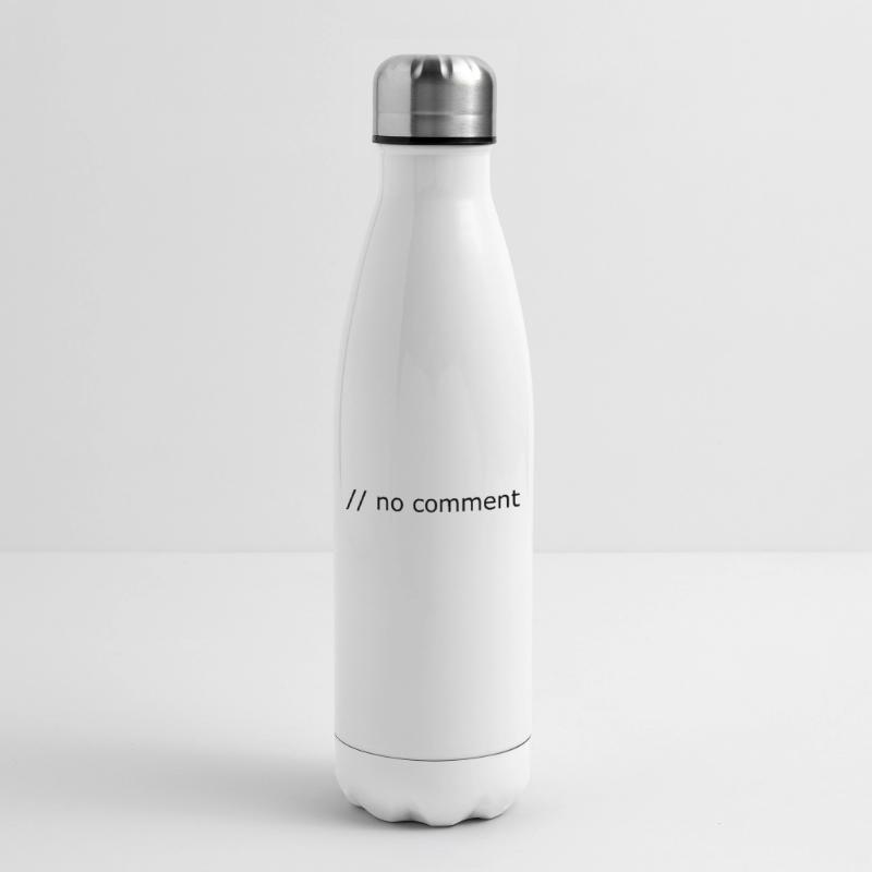No comment Programming Computer Science Gift Insulated Water Bottle