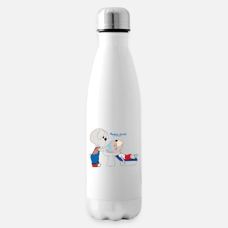 Happy Louis - SHAMPOING - Bouteille isotherme - blanc