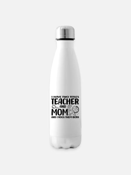 Lehrer - Isolierflasche - Weiß