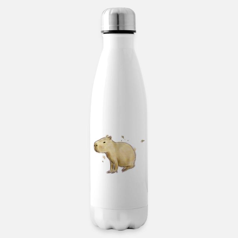 Capybara - Isolierflasche - Weiß