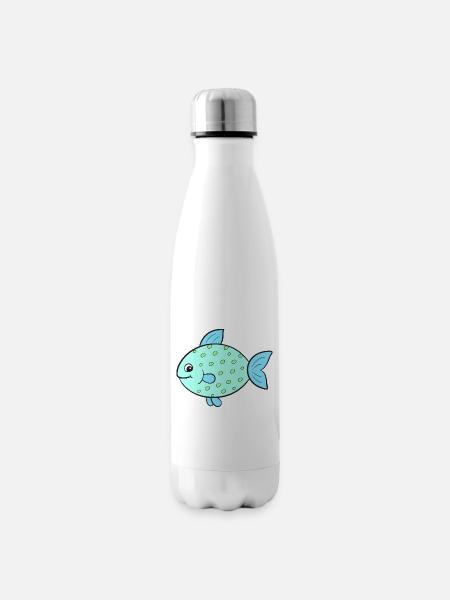 Fisch Fische - Isolierflasche - Weiß