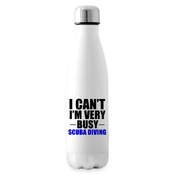 Busy Scuba Diving - Insulated Water Bottle - white - Right