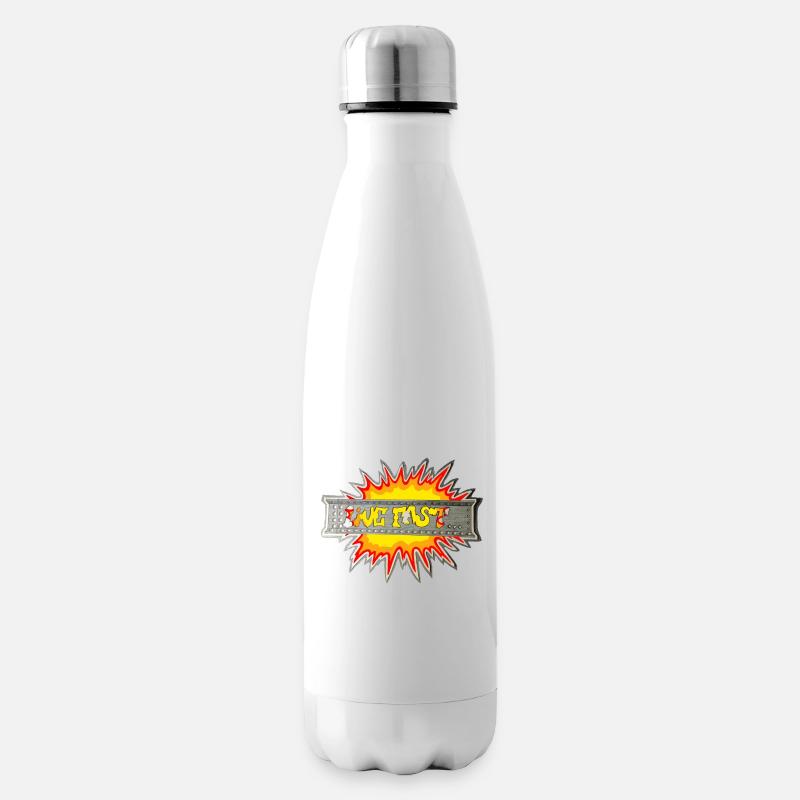 Lebe schnell - Isolierflasche - Weiß