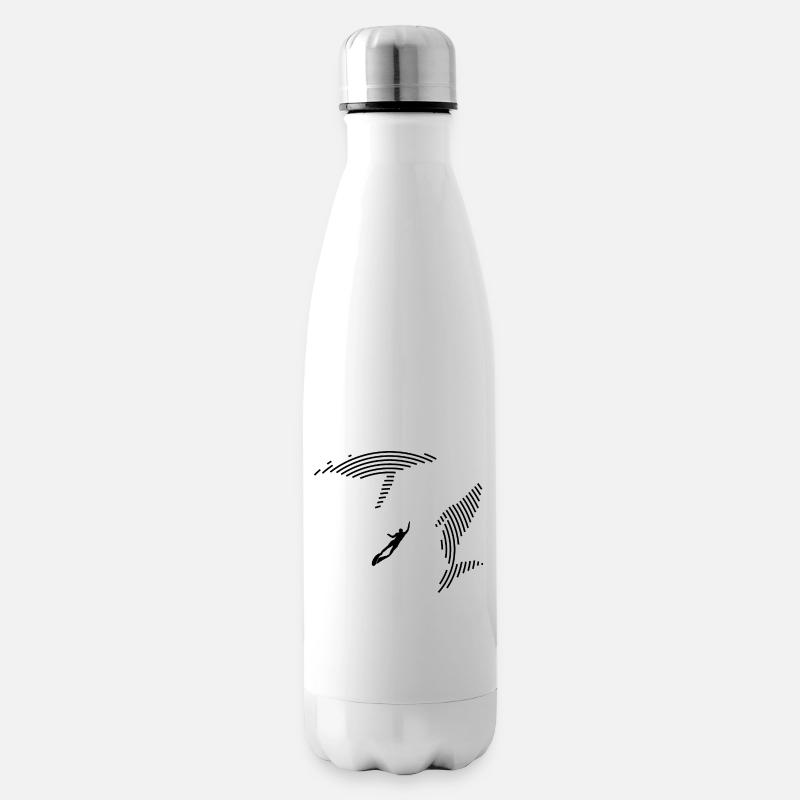Tauchen mit Walen - Isolierflasche - Weiß