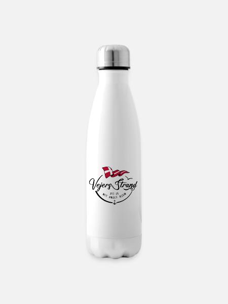VEJERS STRAND - Meine zweite Heimat - b - Isolierflasche - Weiß