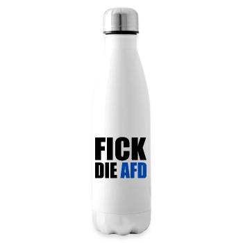 Fick die afd - Isolierflasche - Weiß - Rechts