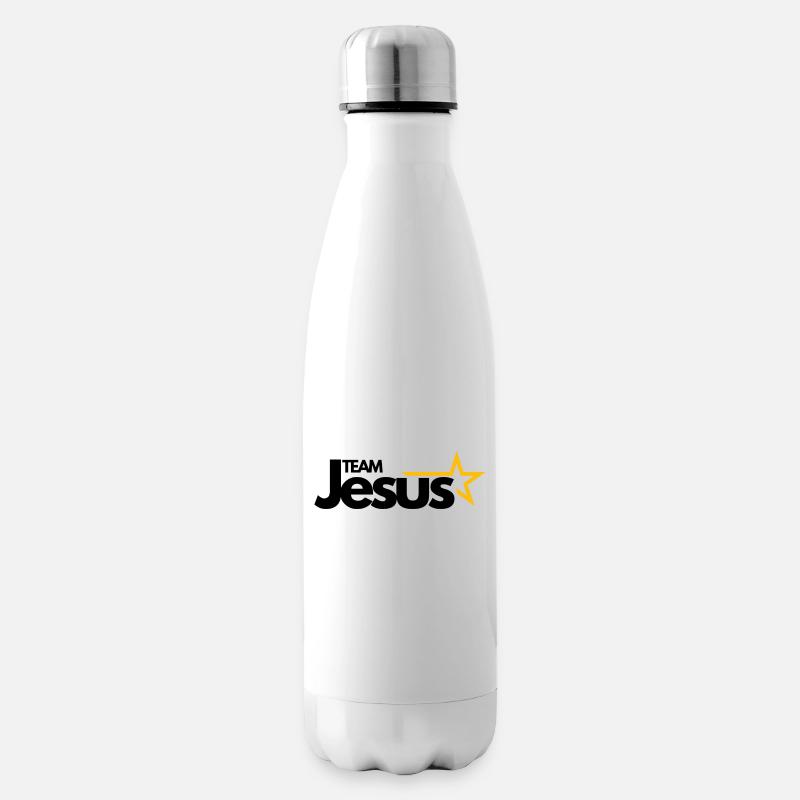 Team Jesus - Isolierflasche - Weiß