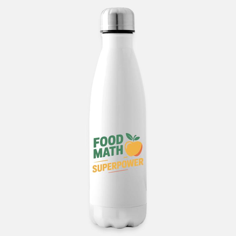 Präzise Berechnung des professionellen Ernährungsberaters - Isolierflasche - Weiß
