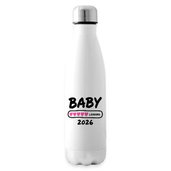 Baby Loading 2026 Parents enceintes - Bouteille isotherme - blanc - Droite