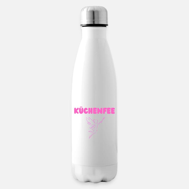 Kitchen Fairy - Insulated Water Bottle - white