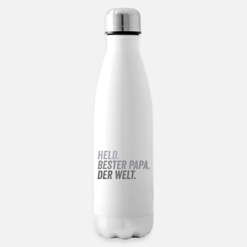 Ehemann Bester Papa Vatertag lustig - Isolierflasche - Weiß