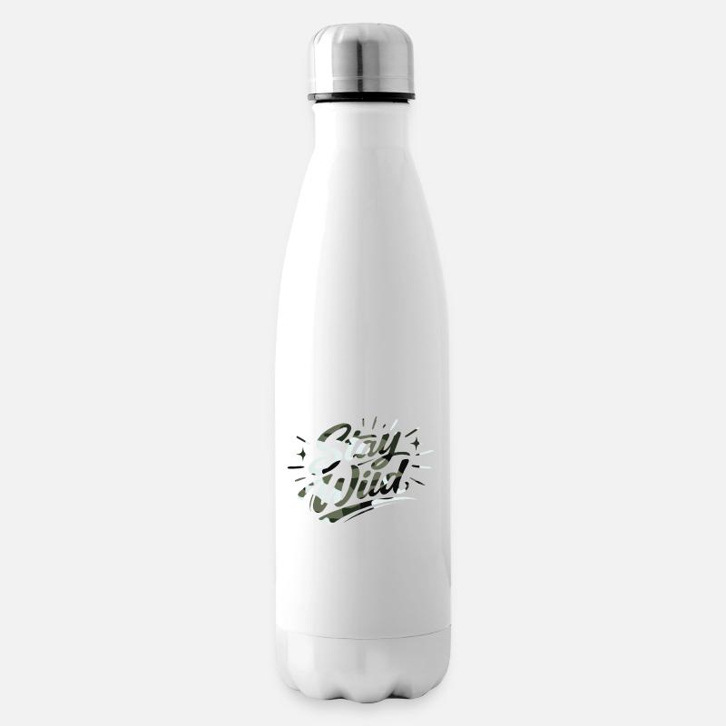 Restez en liberté - Bouteille isotherme - blanc