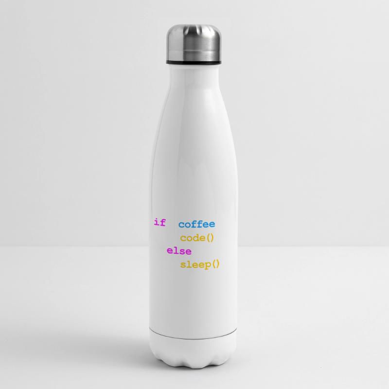 Kein Kaffee Kein Code Programmierer Informatiker Isolierflasche