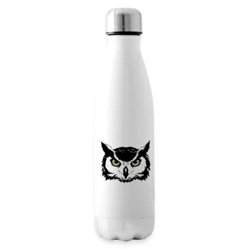 Tête de hibou mystique Nature - Bouteille isotherme - blanc - Droite
