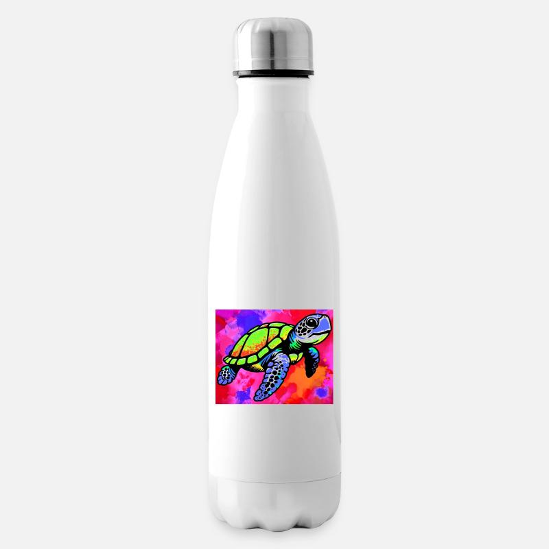 tortue - Bouteille isotherme - blanc