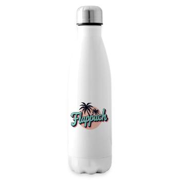 Flappach Palmen Retro Sommer - Isolierflasche - Weiß - Rechts