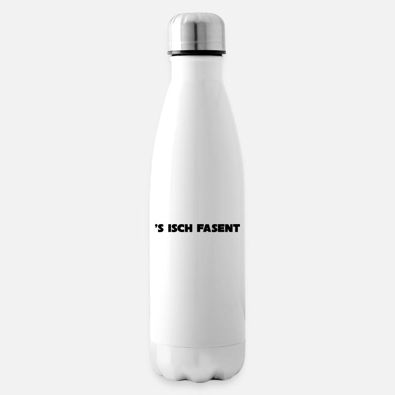 s isch ***FASENT*** - Isolierflasche - Weiß