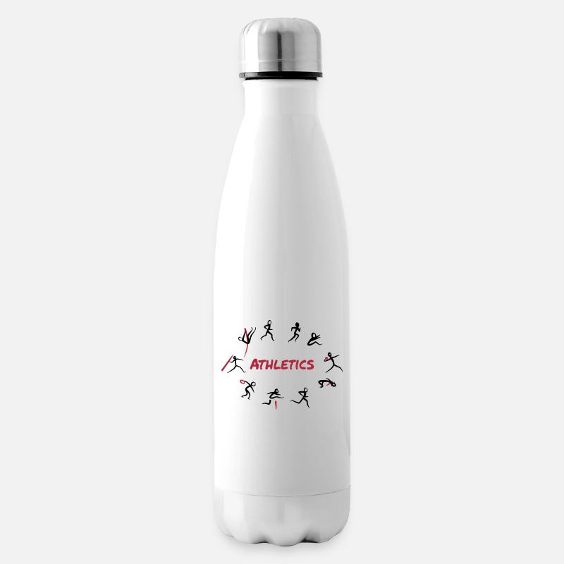 Leichtathletik, Zehnkampf - Isolierflasche - Weiß