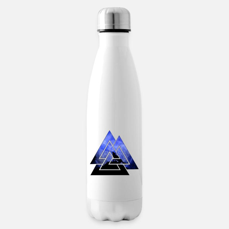 Wikinger - Isolierflasche - Weiß
