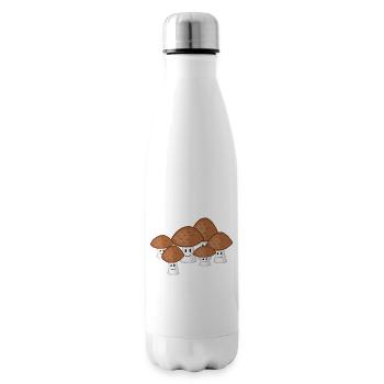 Herbstliche Pilzkolonne - Isolierflasche - Weiß - Rechts