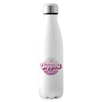 Support squad. - Insulated Water Bottle - white - Right