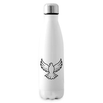 Taube - Isolierflasche - Weiß - Rechts