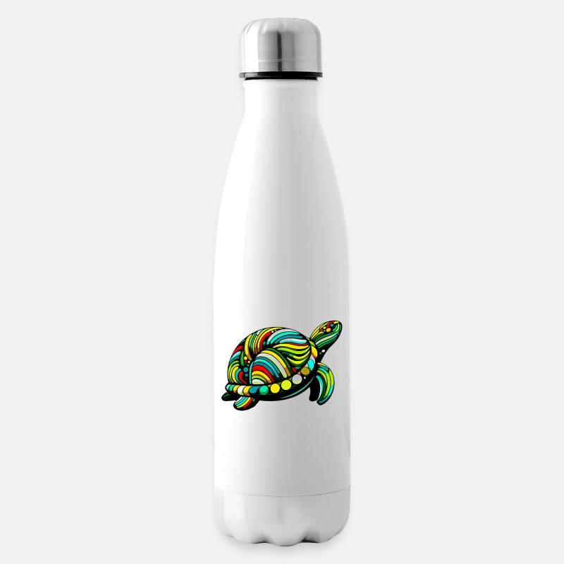 Schildkröte - Isolierflasche - Weiß