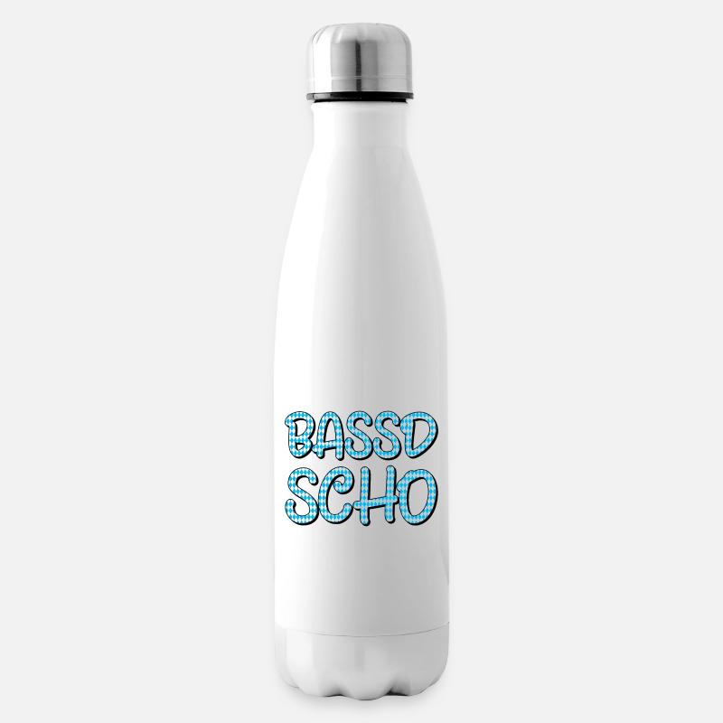 Bassd scho - Isolierflasche - Weiß