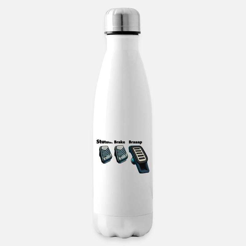 3 Pedals, 1 Love - Isolierflasche - Weiß