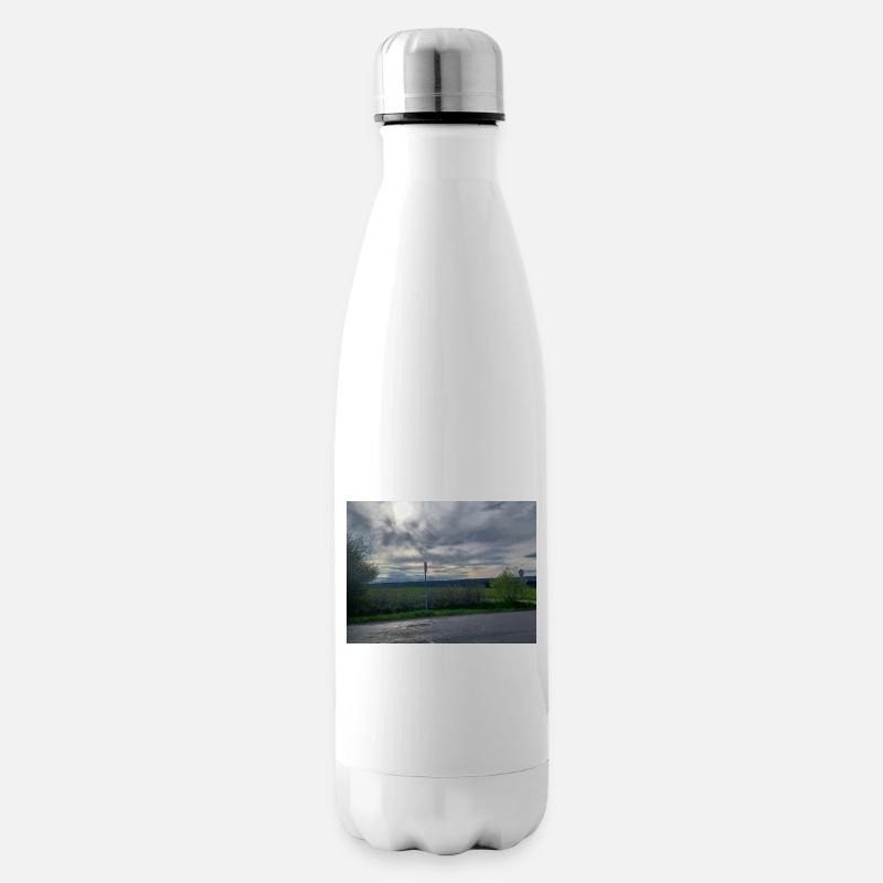 Abendstimmung südlicher Schwarzwald - Isolierflasche - Weiß