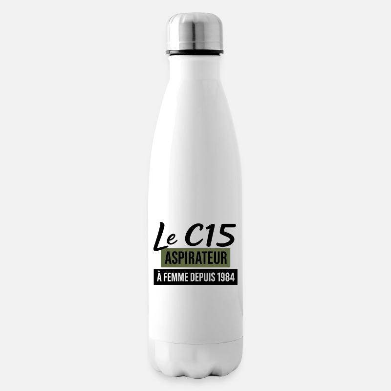 C15 - Bouteille isotherme - blanc