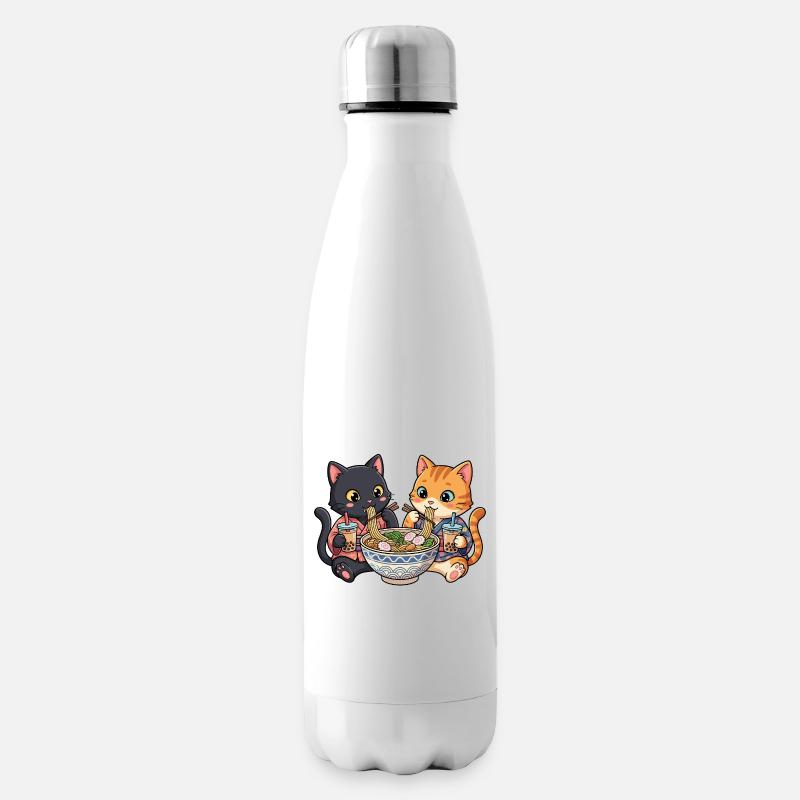 Bubble Tea Ramen pour chats - Bouteille isotherme - blanc