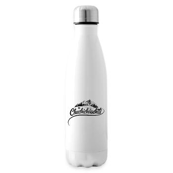 Schweizer-kultbegriff Chuchichäschtli - Isolierflasche - Weiß - Rechts