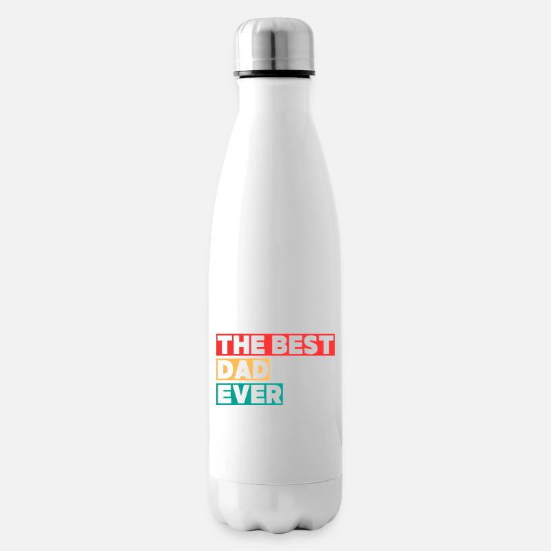 Le Meilleur Papa - Bouteille isotherme - blanc