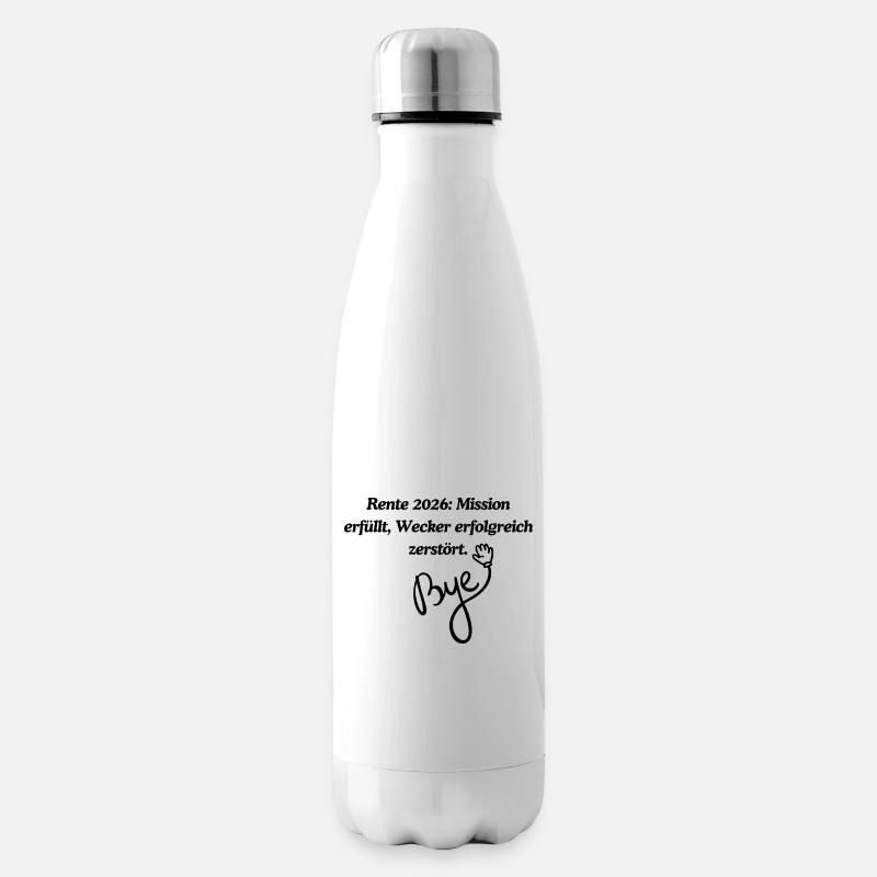 Rente 2026 - Bouteille isotherme - blanc