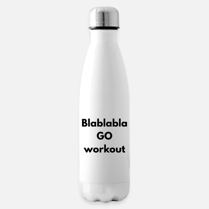 BLABLABLA Go Workout - Isolierflasche - Weiß